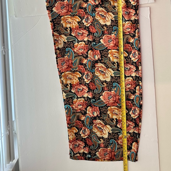 Vintage Victoria’s Secret Floral Paisley Satin 2 Piece Pajama Set Gold Label - Picture 14 of 16